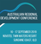 Three Weeks to go till Presentation at the Australian Regional Development Conference 2019